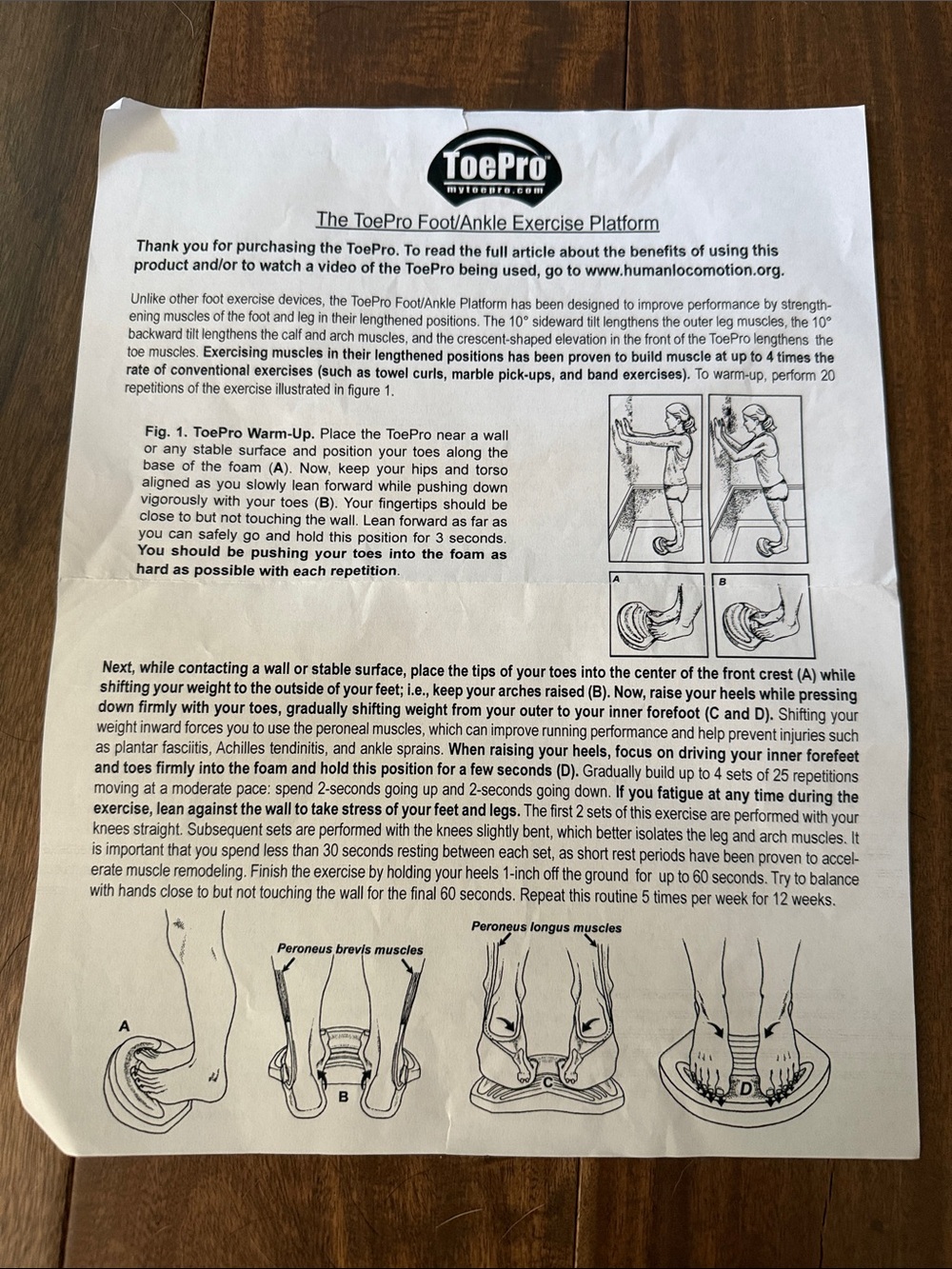 ToePro® Foot/Ankle Exercise Platform - Picture 4 of 4